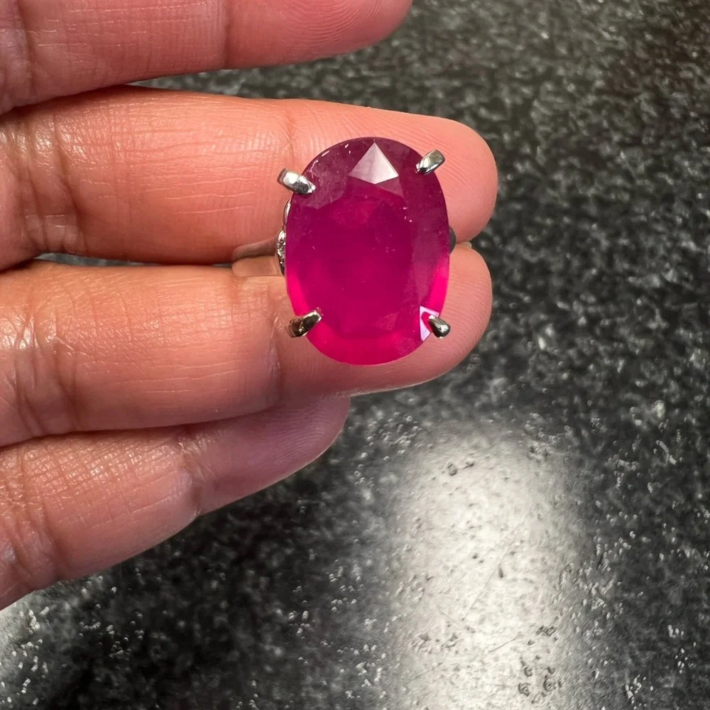 Natural ruby ring - Picture 9 of 12